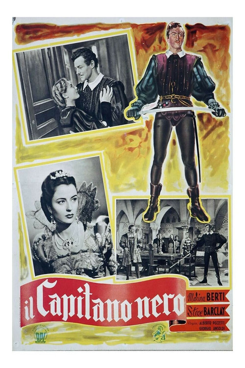 Movie poster for Il capitano nero (1951)