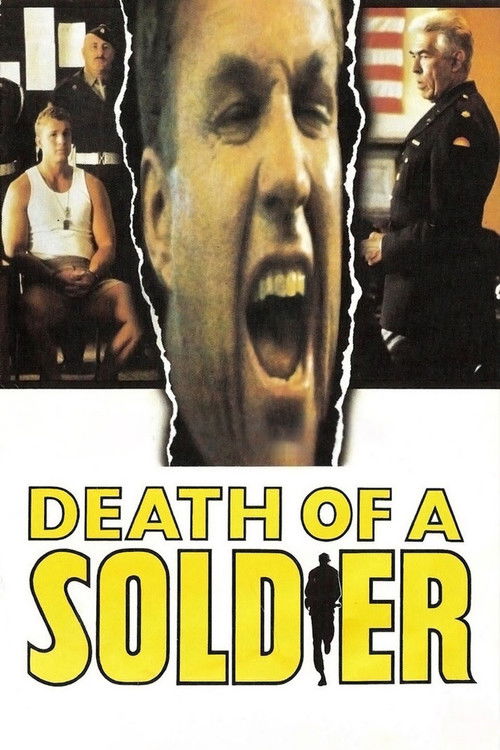 Movie poster for Death of a Soldier (1986)