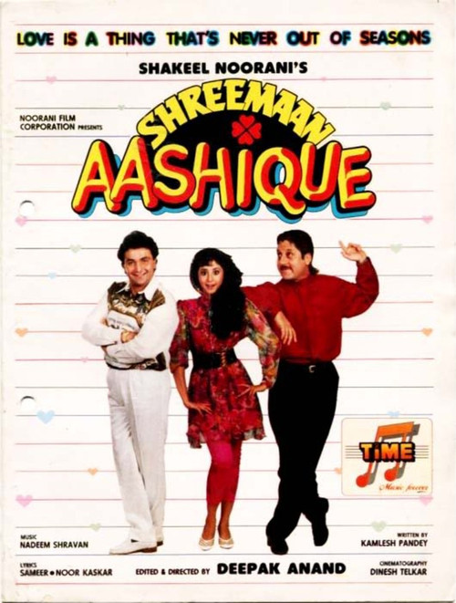 Movie poster for Shreemaan Aashique (1993)