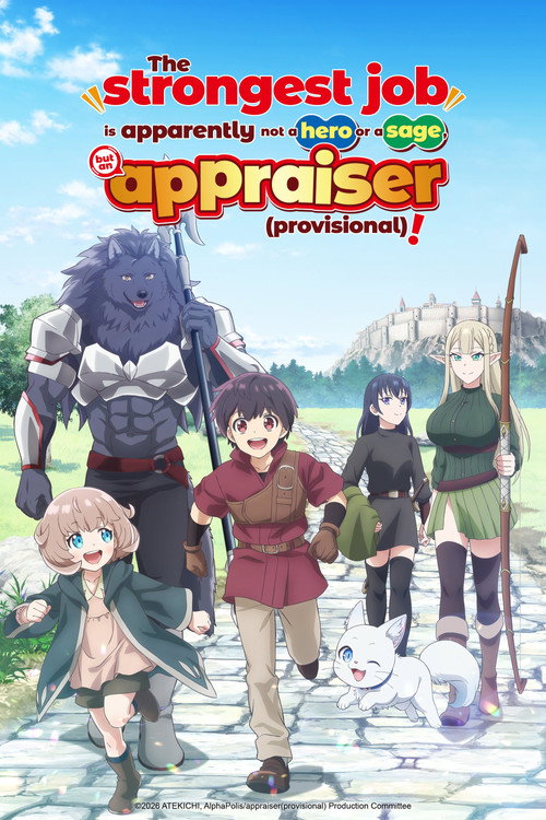 Series poster for The Strongest Job Is Apparently Not a Hero or a Sage, But an Appraiser (Provisional)! (2026)