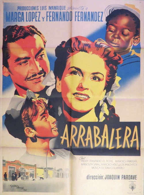 Movie poster for Arrabalera (1951)