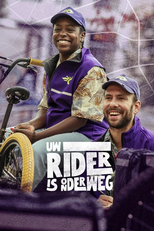 Series poster for Uw rider is onderweg (2023)