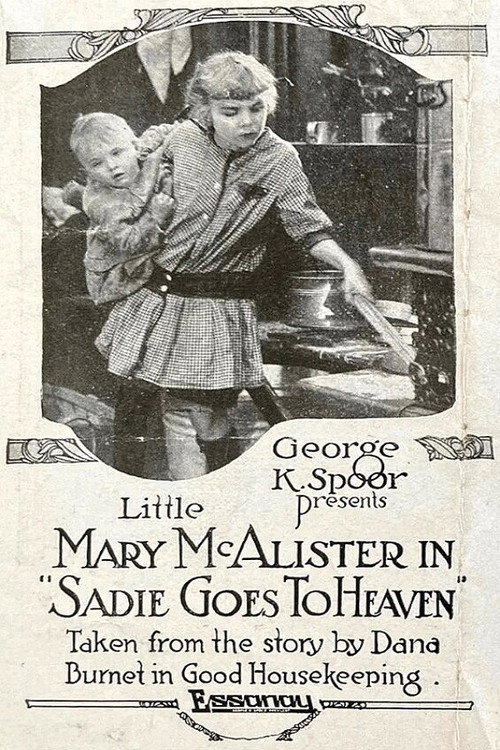 Movie poster for Sadie Goes to Heaven (1917)