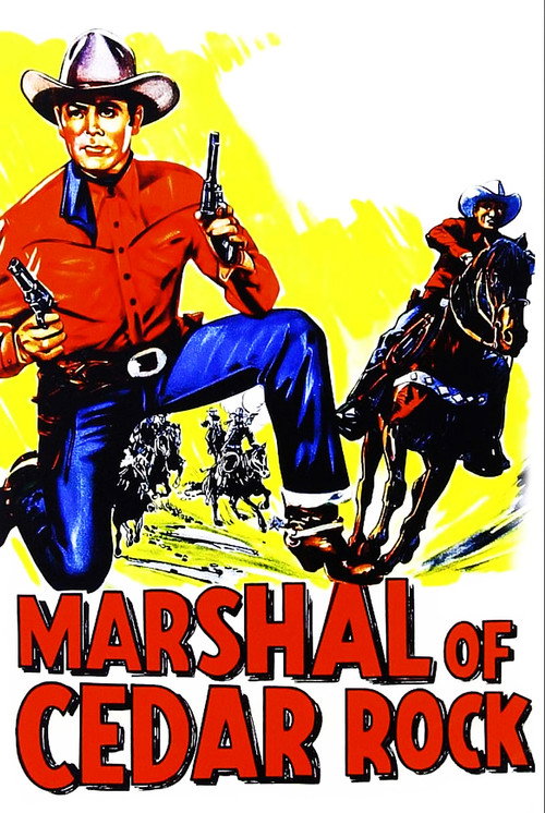 Movie poster for Marshal of Cedar Rock (1953)