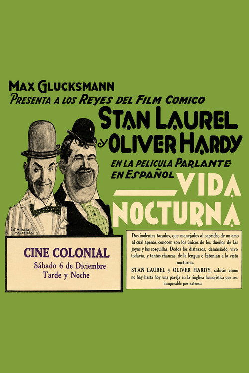 Movie poster for The Night Life (1930)