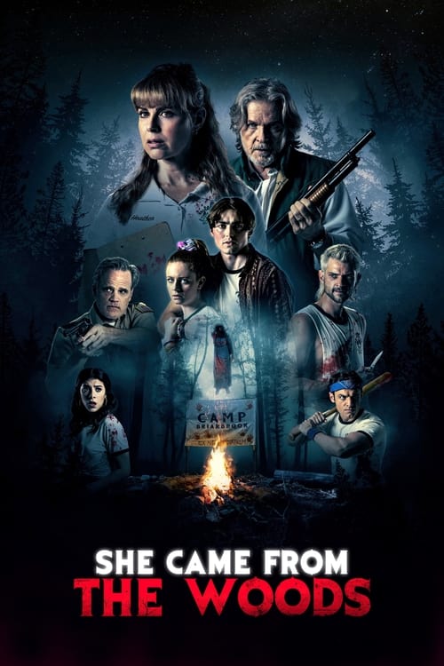 Movie poster for She Came from the Woods (2023)
