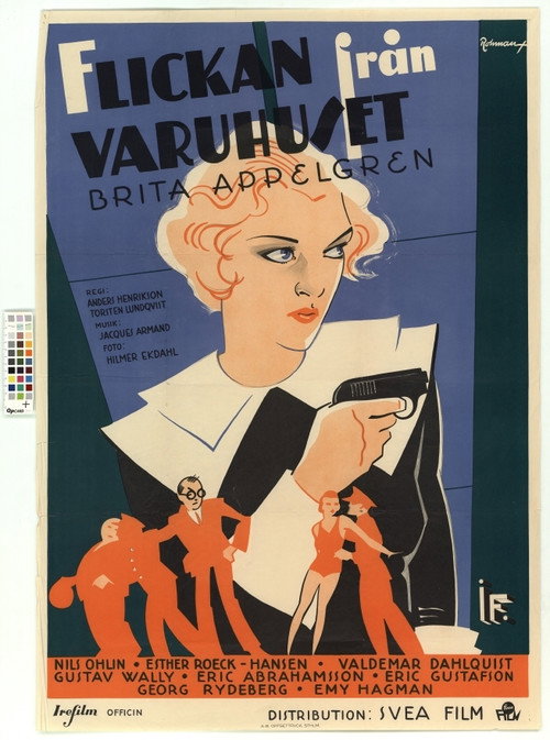 Movie poster for Flickan från varuhuset (1933)