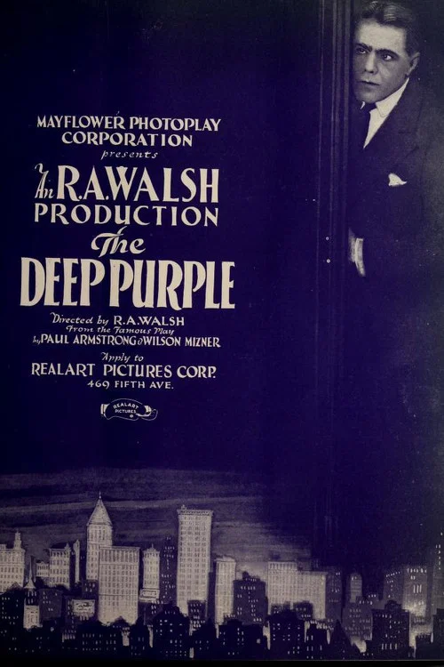 Movie poster for The Deep Purple (1920)