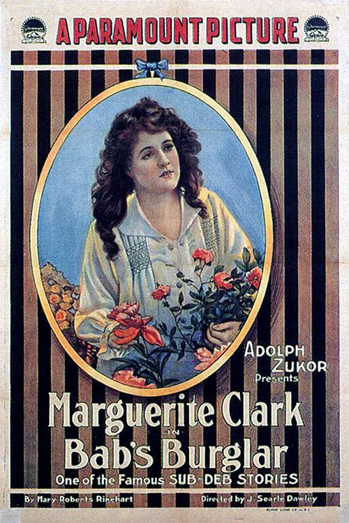 Movie poster for Bab's Burglar (1917)