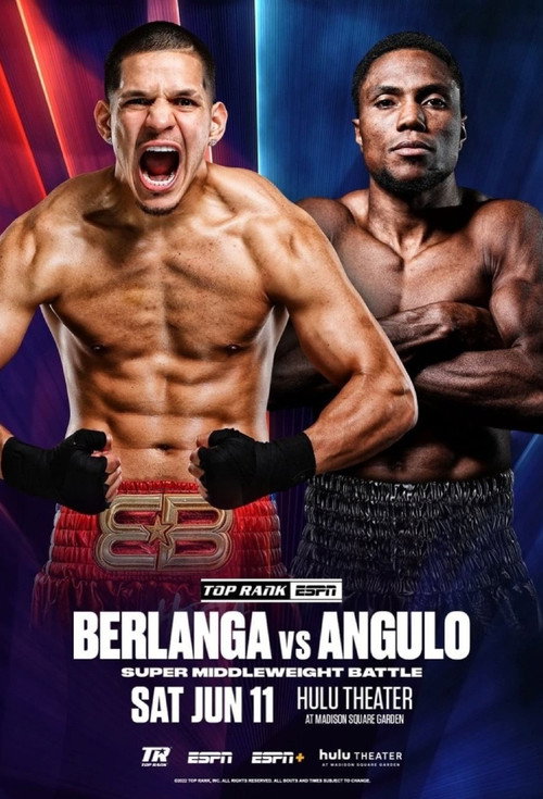 Movie poster for Edgar Berlanga vs. Alexis Angulo (2022)