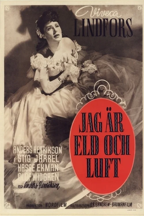 Movie poster for Jag är eld och luft (1944)