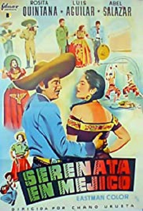 Movie poster for Serenata en México (1956)