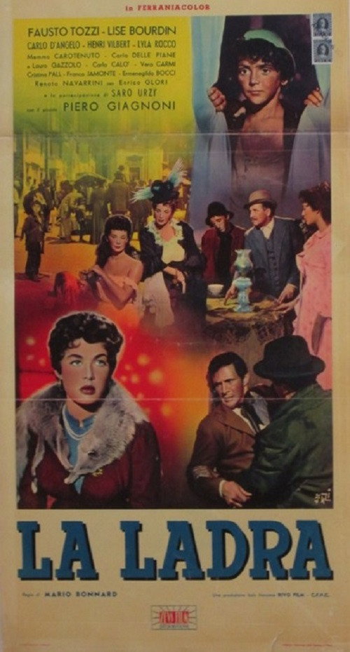Movie poster for La ladra (1955)