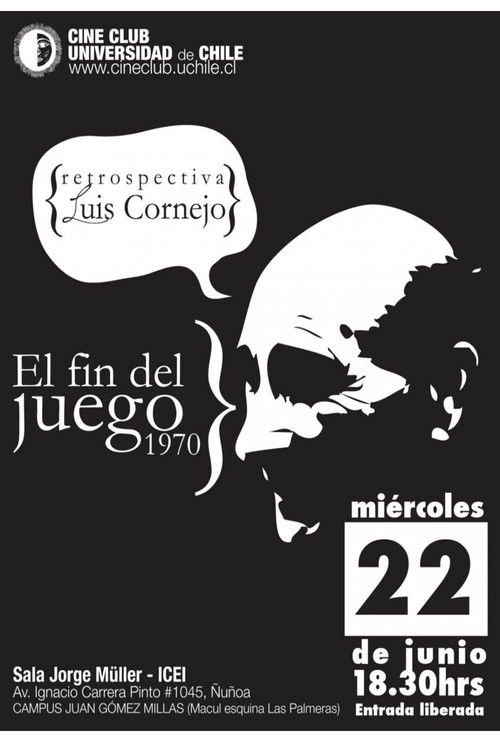 Movie poster for El fin del juego (1970)