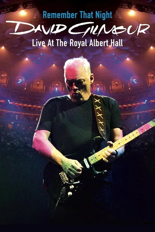 Movie poster for David Gilmour: Remember That Night (2007)