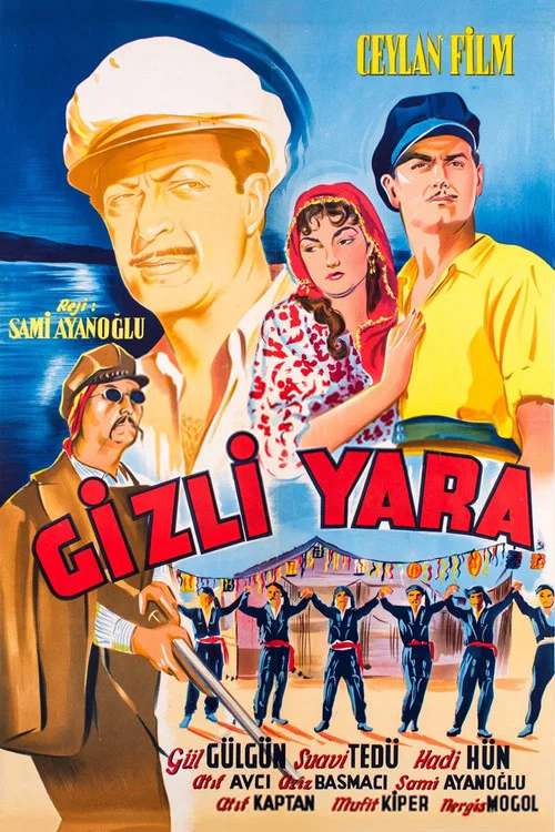 Movie poster for Gizli Yara (1953)