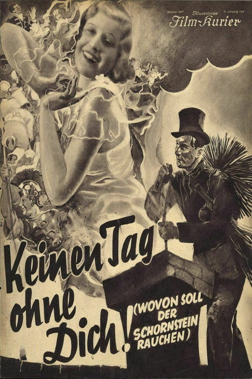 Movie poster for Keinen Tag ohne dich (1933)