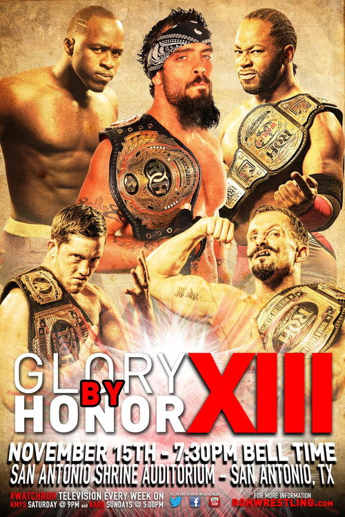 Movie poster for ROH: Glory By Honor XIII (2014)