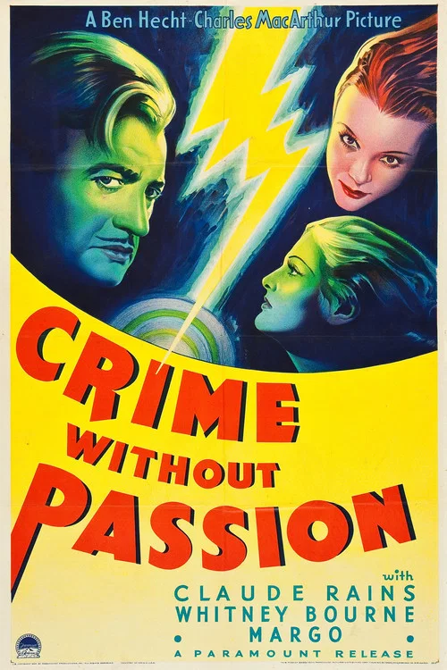 Movie poster for Crime Without Passion (1934)