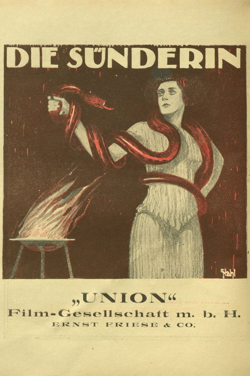 Movie poster for Die Sünderin (1919)