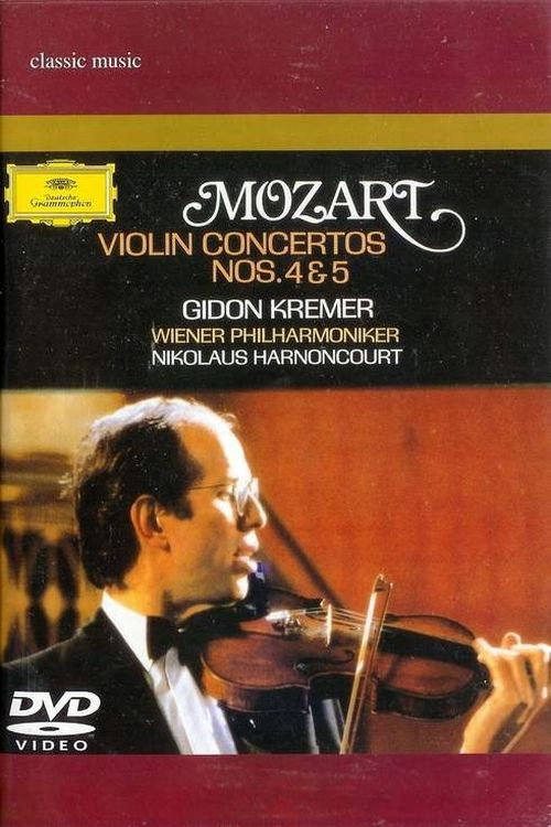 Movie poster for Mozart: Violin Concertos Nos. 4 & 5 (1987)