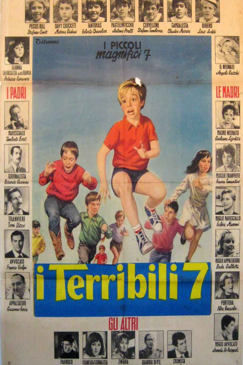 Movie poster for I terribili sette (1963)