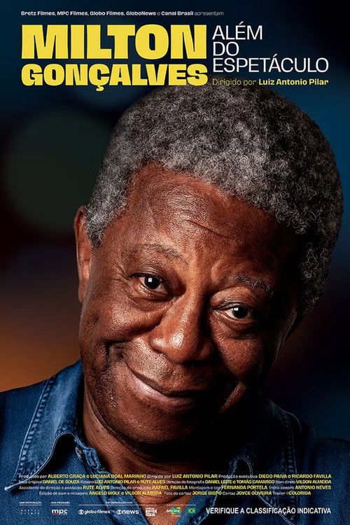 Movie poster for Milton Gonçalves, Além do Espetáculo (2025)