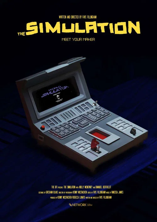 Movie poster for The Simulation (2021)