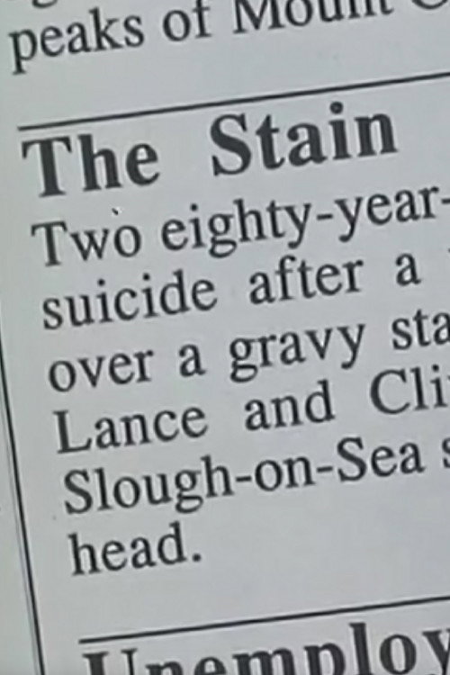 Movie poster for The Stain (1991)