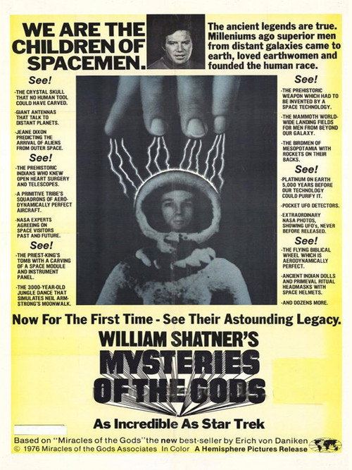 Movie poster for Mysteries of the Gods (1976)