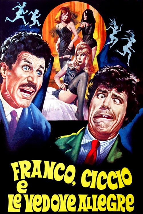 Movie poster for Franco, Ciccio and the Cheerful Widows (1968)