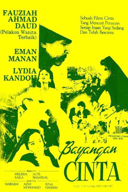 Movie poster for Bayangan Cinta (1987)