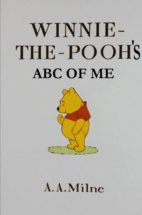 Movie poster for Winnie The Pooh's ABC Of Me (1990)