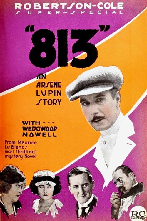 Movie poster for 813 (1920)