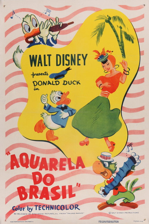 Movie poster for Aquarela do Brasil (1942)