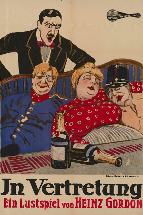 Movie poster for In Vertretung (1913)