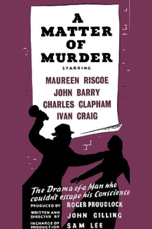 Movie poster for A Matter of Murder (1949)