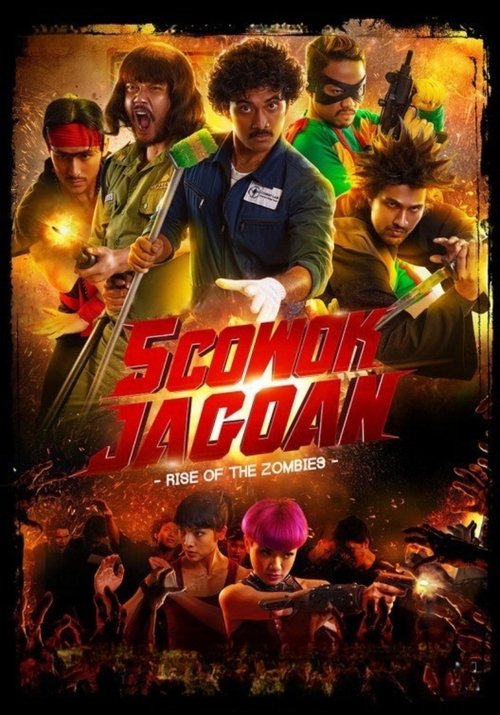 Movie poster for 5 Cowok Jagoan: Rise of the Zombies (2017)