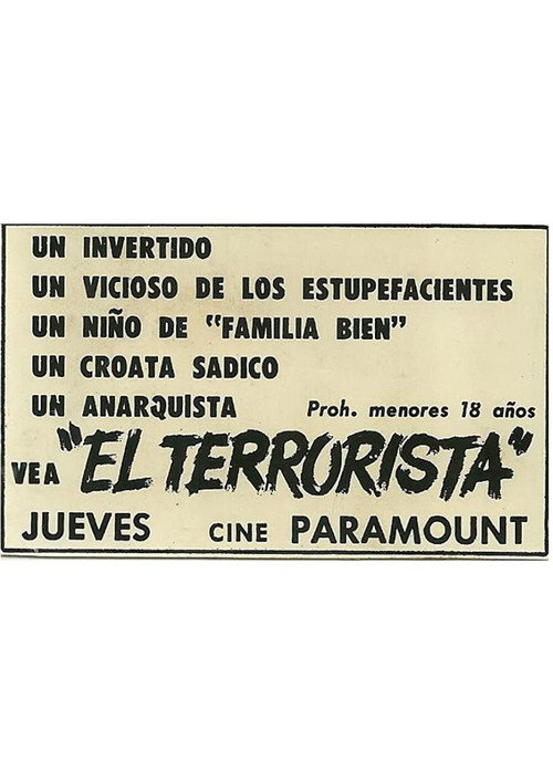 Movie poster for El terrorista (1962)