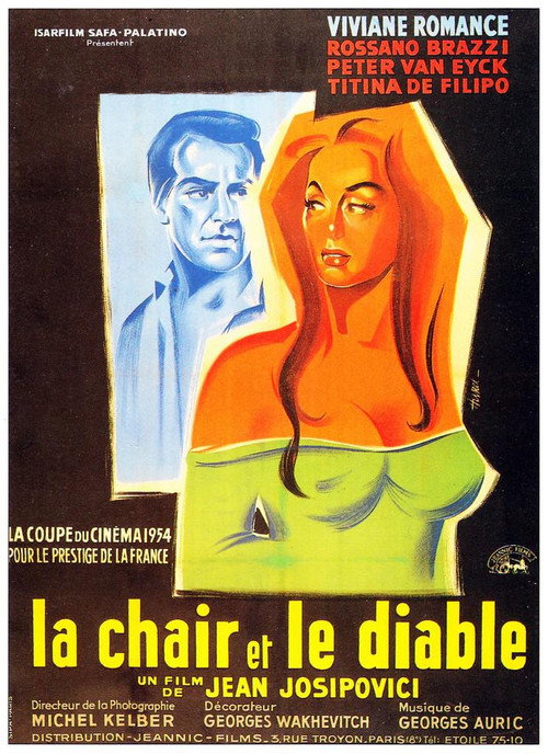 Movie poster for Flesh and Desire (1954)