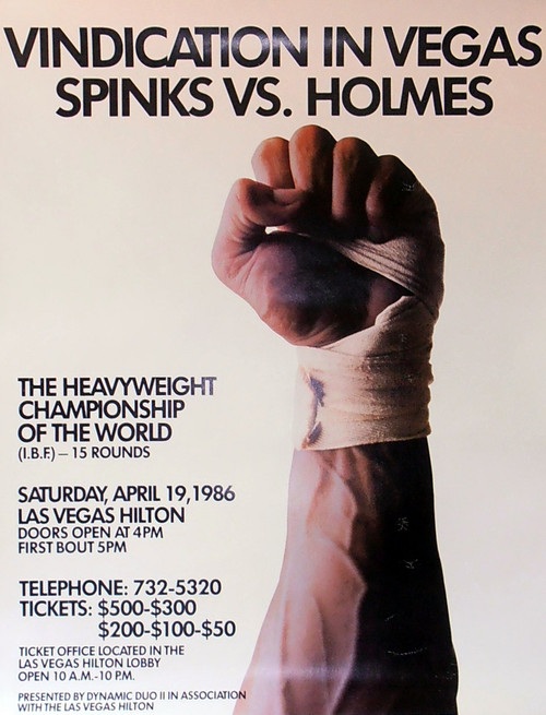 Movie poster for Larry Holmes vs. Michael Spinks II (1986)