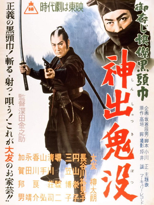 Movie poster for The Black Hooded Man 4 (1956)