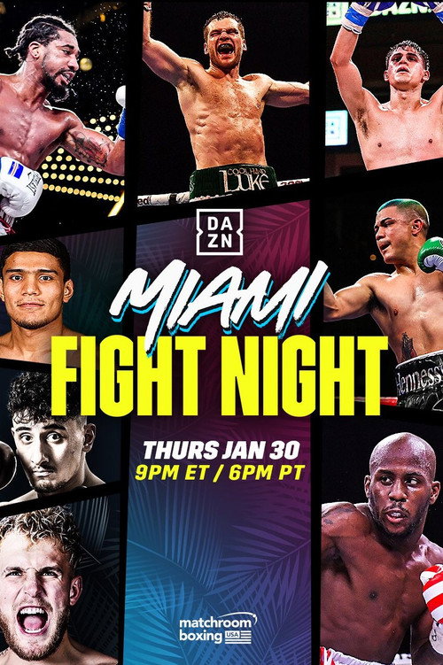 Movie poster for DAZN Miami Fight Night (2020)