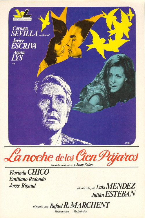 Movie poster for La noche de los cien pájaros (1976)