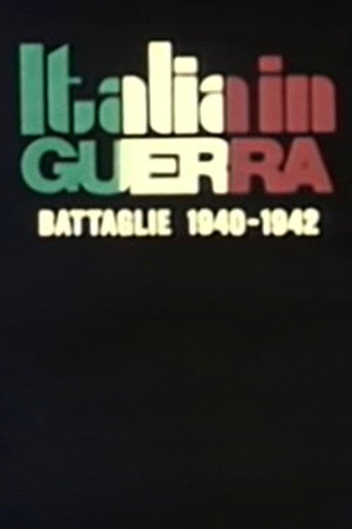Series poster for Italy at War: 1940-1942 Battles (1983)