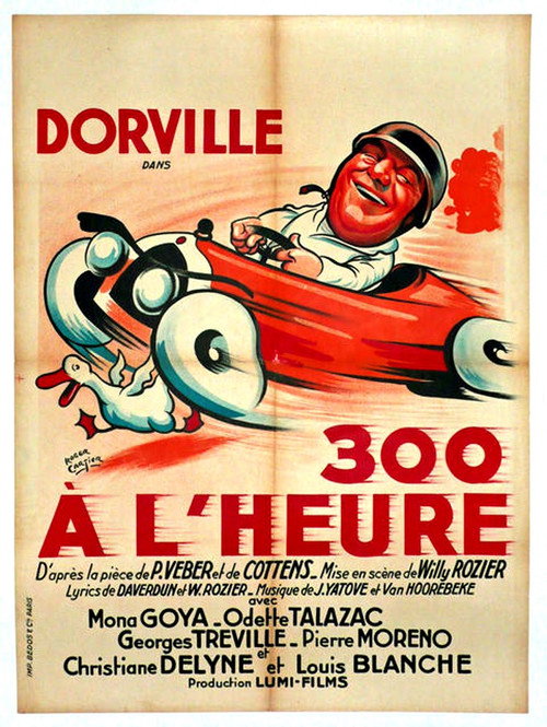 Movie poster for Trois cents à l'heure (1935)