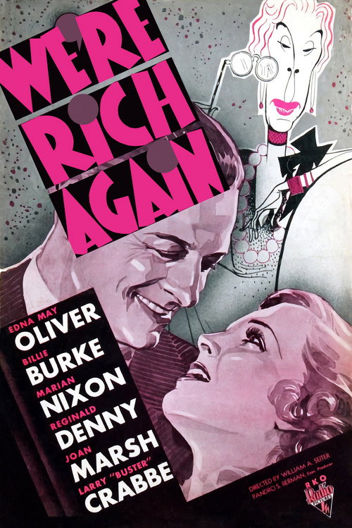 Movie poster for We're Rich Again (1934)