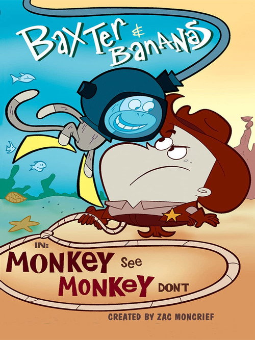 Movie poster for Baxter and Bananas in Monkey See Monkey Don't (2002)