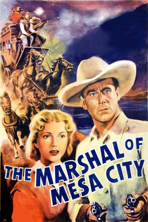 Movie poster for The Marshal Of Mesa City (1939)