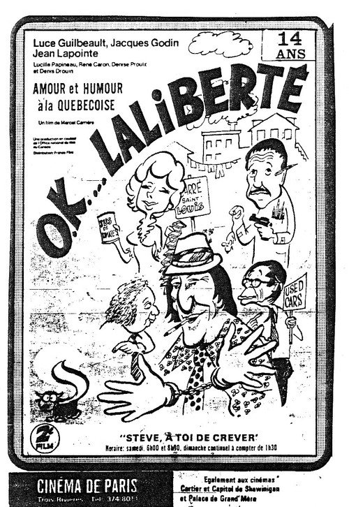 Movie poster for O.K.... Laliberté (1973)